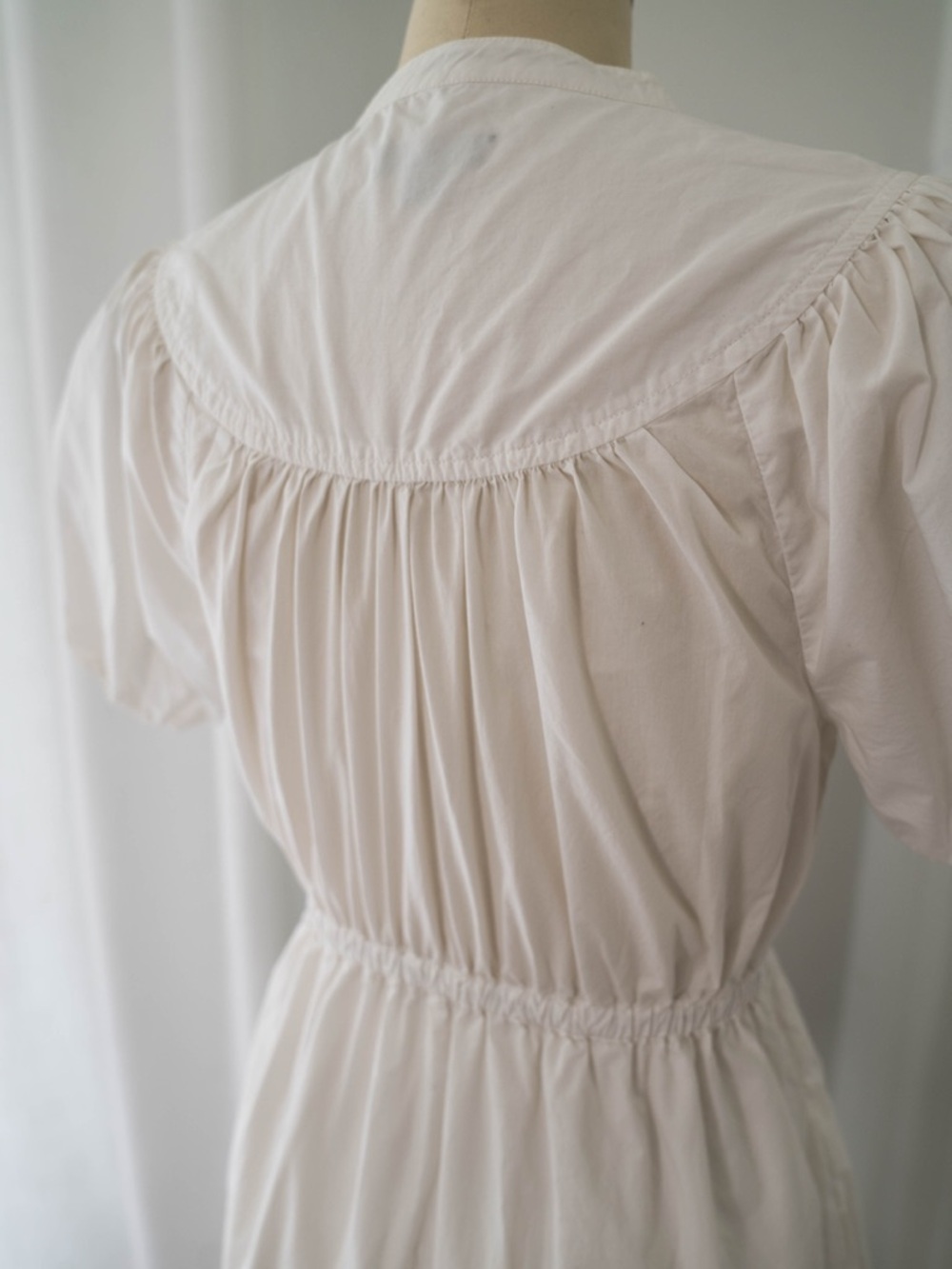 J. Crew White Cotton Mini Dress with Peter Pan Collar - Picture 4 of 9